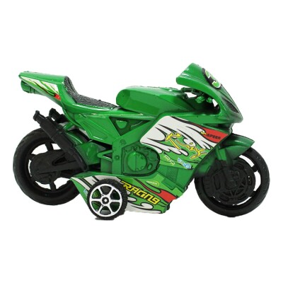 Aufzieh Motorrad Spielzeug - grün