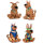 Scooby Doo Plüschtier - 4Farben - ca. 28 cm