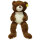Teddy dunkelbraun aus Pl&uuml;sch - ca. 100 cm