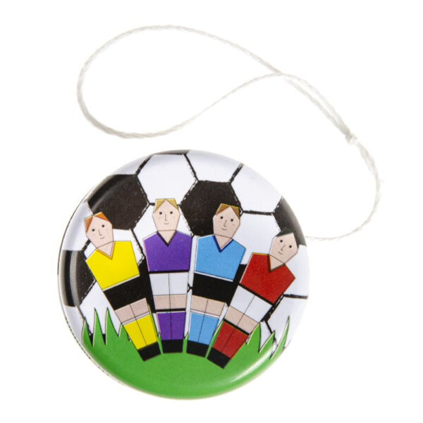 Fußball YoYo aus Metall für Kinder als Mitgebsel