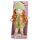 Grüne Puppe mit Schuhe, Kleid, Mantel & Mütze im Karton