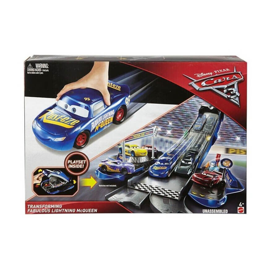 Cars blaues Auto 2-in-1 Spielzeug