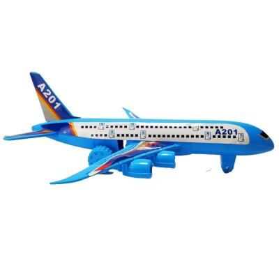 Flugzeug für Kinder - blau