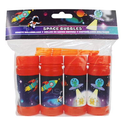 Seifenblasen Weltraum - 60 ml 4er Set