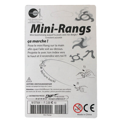 Mini Bumerang Set - 4 Stück