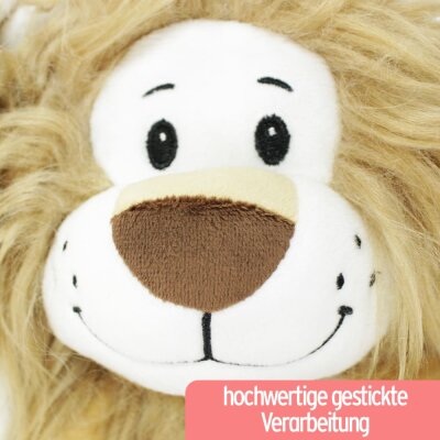 Geschenkbox Plüschtier Löwe mit Kuscheldecke -...
