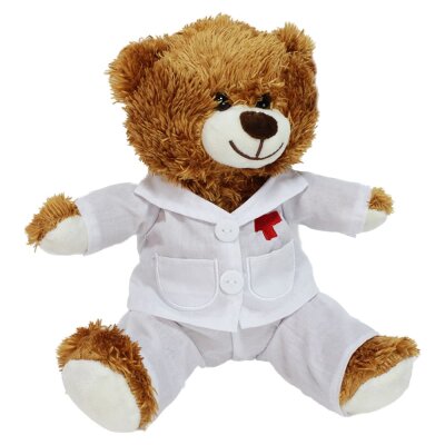 Teddyb&auml;r Doktor im Arztkittel - ca. 23 cm