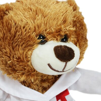 Teddybär Doktor im Arztkittel - ca. 23 cm