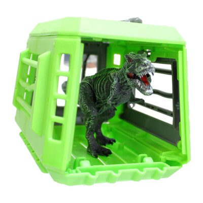 T-Rex Figur mit Käfig