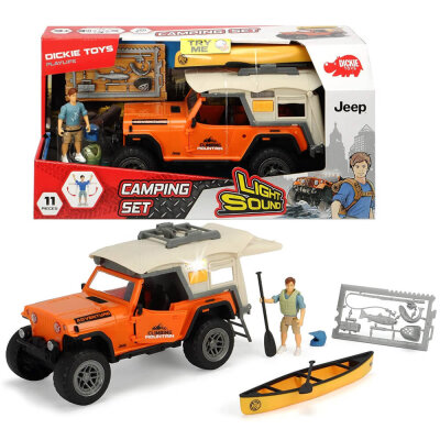 Dickie Toys Camping Set Jeep - 22 cm