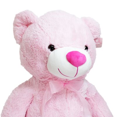 XXL Teddybär rosa Kuscheltier - ca. 100 cm