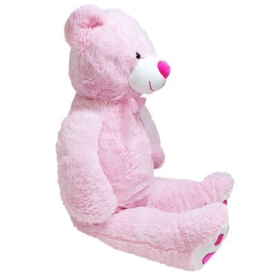 XXL Teddybär rosa Kuscheltier - ca. 100 cm