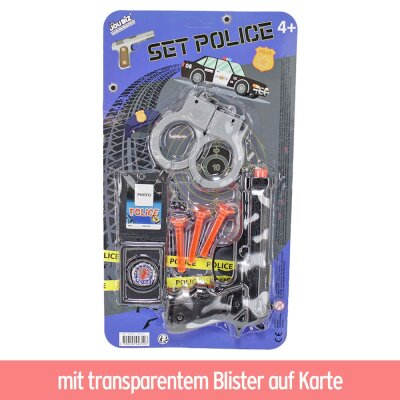 Spielzeug Polizei Set - 6-teilig