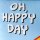 Ralph Ruthe Kissen "Oh Happy Day" mit Gott
