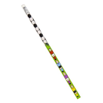 Fußball Bleistift mit Radierer - ca. 18,5 cm lang