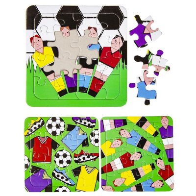 Fußball Puzzle klein "16-teilig" - ca. 14 cm