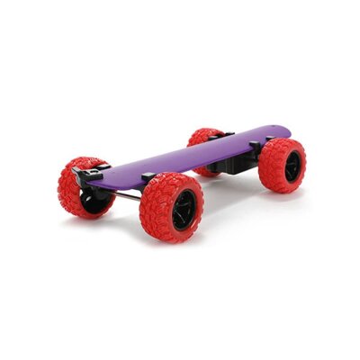Skateboard mit Rückzug und Schnapparmband - 2-in-1 Spielzeug