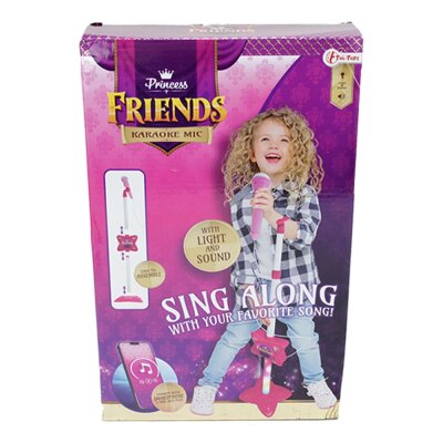 Standmikrofon Kinder Karaoke Set "Princess Friends"