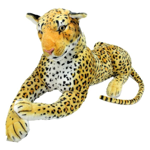 Leopard Stofftier groß - ca. 88 cm