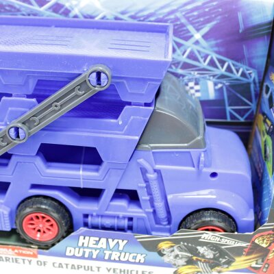 Auto Transporter Spielzeug mit 6 Fahrzeugen in LKW -...