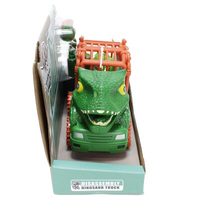 Dino Truck mit Dinosaurier in Käfig - ca. 16 cm