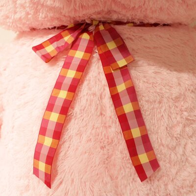 Teddy XXL rosa mit Schleife - ca. 115 cm