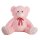 Teddy XXL rosa mit Schleife - ca. 115 cm