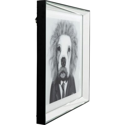 Bilderrahmen Hund mit Spiegel "Smart Dog" - ca. 60 cm x 60 cm