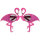 Flamingo Brille für JGA Party - inkl. UV-Schutz
