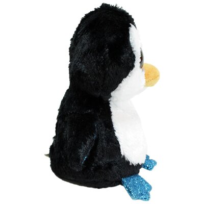 Kuscheltier Pinguin klein mit Glitzer - ca. 15 cm