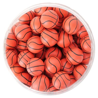 Flummi Basketball in Dose - ca. 27mm - Preis pro Stück