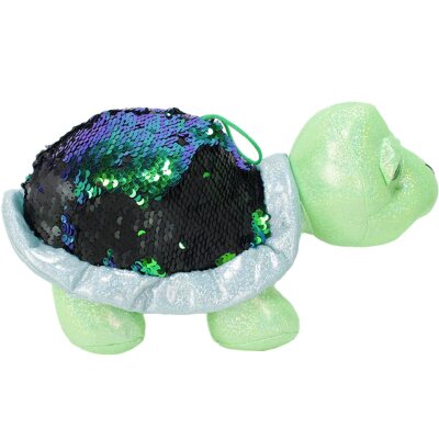 Meeresschildkröte Kuscheltier mit Pailletten "Blinky" -ca. 30 cm