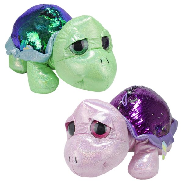 Schildkröte Plüschtier mit Pailletten "Shiny" - ca. 50 cm