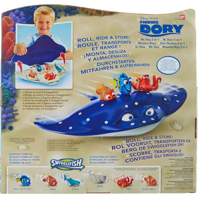 Findet Dorie Herr Rochen 3-in-1 Spielzeug Swigglefish
