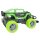 Ferngesteuerter Monster Truck grün mit Lenkrad-Fernbedienung - 1:20