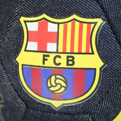 Ball FC Barcelona "Jeans" mit Autogrammen (inkl. Lionel Messi)