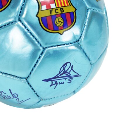 Mini Barcelona Ball mit Original Signaturen -...