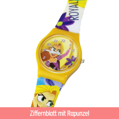 Rapunzel Armbanduhr "analog" für Kinder von Disney