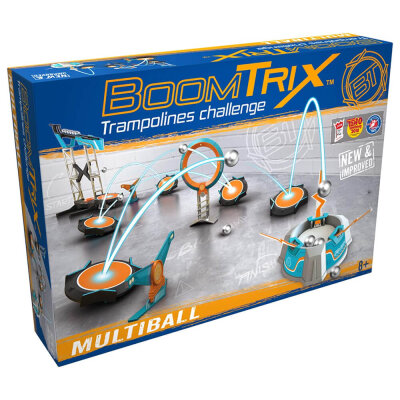 BoomTrix Kugel Trampolin Spiel-Set - inkl. Ersatzkugeln und Aufzug