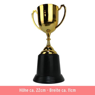 Siegerpokal "Winner Trophy" aus Kunststoff - ca. 22 cm