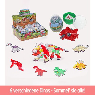 Bastelset Dinosaurier im Ei für Kinder - ca. 10 cm