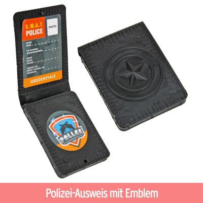 AUSWEIS Polizei Kindergeburtstag 10er Set - .de