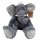 Elefant Stofftier "Sigurd" grau - ca. 36 cm