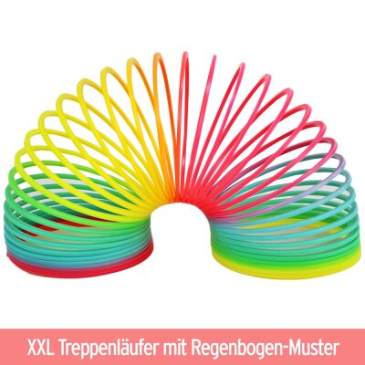 Regenbogenspirale XXL Treppenläufer Spielzeug...