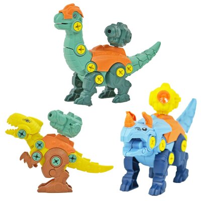 Robo Dino Spielzeug im Ei - 3fach sortiert - ca. 15 cm