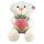 Riesen Teddybär mit Erdbeere - ca. 90 cm 3 Farben