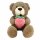 Riesen Teddybär mit Erdbeere - ca. 90 cm 3 Farben